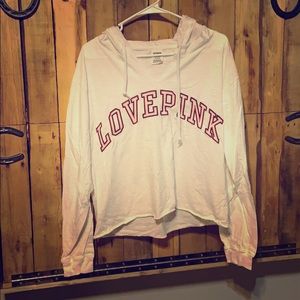 Victoria Secret Pink long sleeve tee hoodie